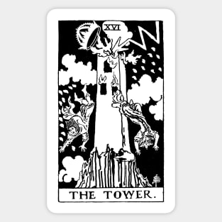 The Tower Tarot Card Sticker